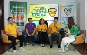 Group discussion panel led by Bernard Kaibigan as Palawan Group's Palawan ProtekTODO promotes affordable critical illness coverage for Filipinos