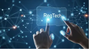 Image of 2 hands touching a screen to illustrate the quiet rise of RegTech in PH