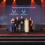 PRSP's Ana Pista, APR, and Louie Sebastian together with executives of Security Bank as the bank earns Platinum Anvil at 61st ANVIL Awards as PRSP celebrates 'Gabi ng Parangal'