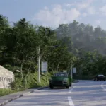 A car entering Manresa Town as CLI, Xavier University to deliver Php120-million Manresa Access Road