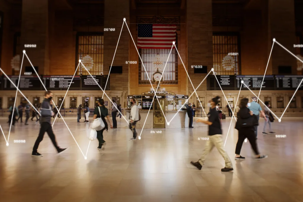 Demographic census concept representation 
