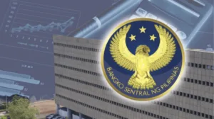Logo of BSP on top of a building as the central bank signals strong price stability as it accelerates interoperable payments, cross-border QR