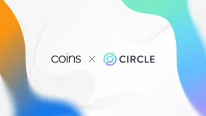Logo of Coins.ph and Circle Payments Network