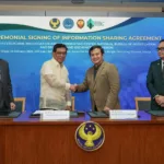 Photo shows (from left): Securities and Exchange Commission (SEC) Commissioner Rogelio V. Quevedo, SEC Chairperson Francisco ED. Lim, BSP General Counsel Figueroa, and BSP Director Regis.