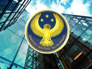 Logo of the BSP on top of a high rise as the central bank completes testing of Project Agila to address wCBDC settlement gaps