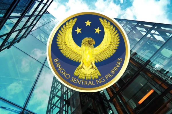 Logo of the BSP on top of a high rise as the central bank completes testing of Project Agila to address wCBDC settlement gaps