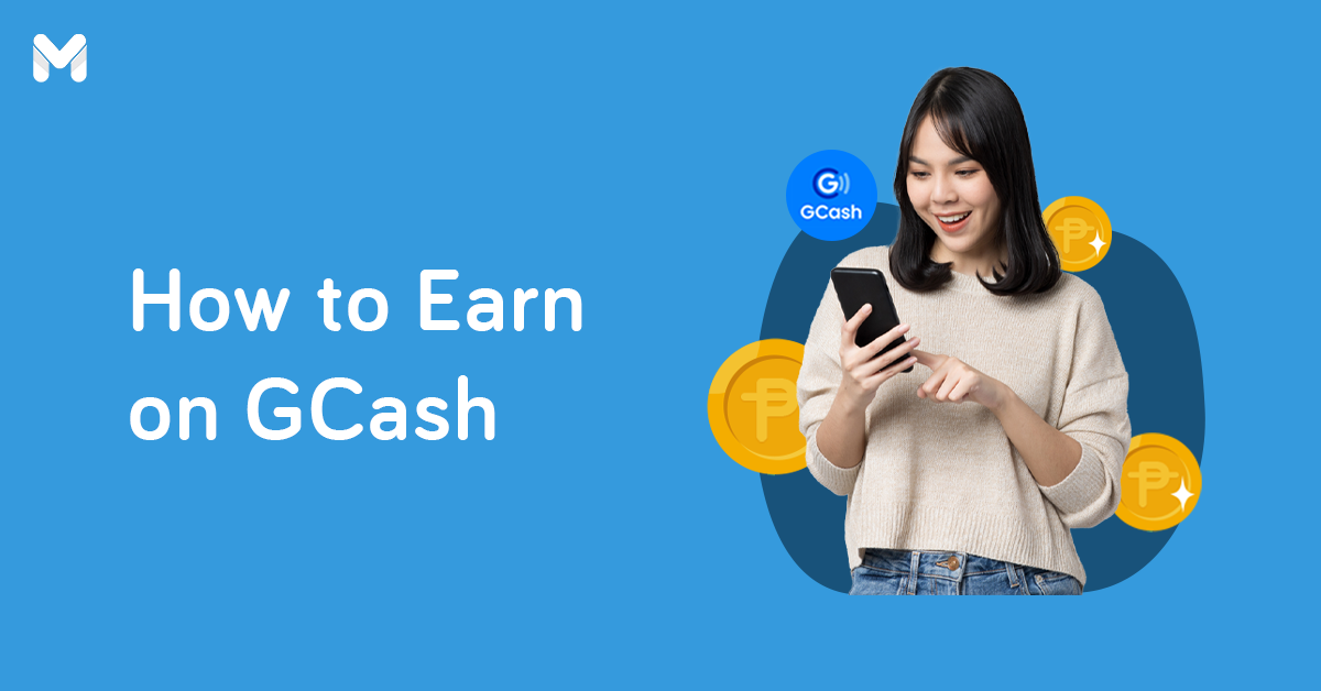 Poster of a woman showing how to earn with GCash