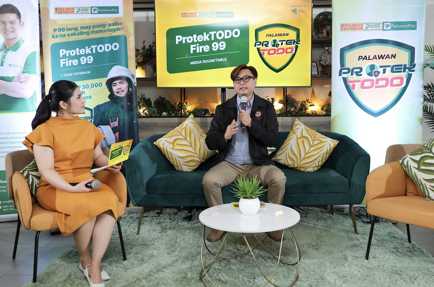 Palawan Group pushes fire safety, launches ProtekTODO Fire 99 microinsurance 2 BFP 1