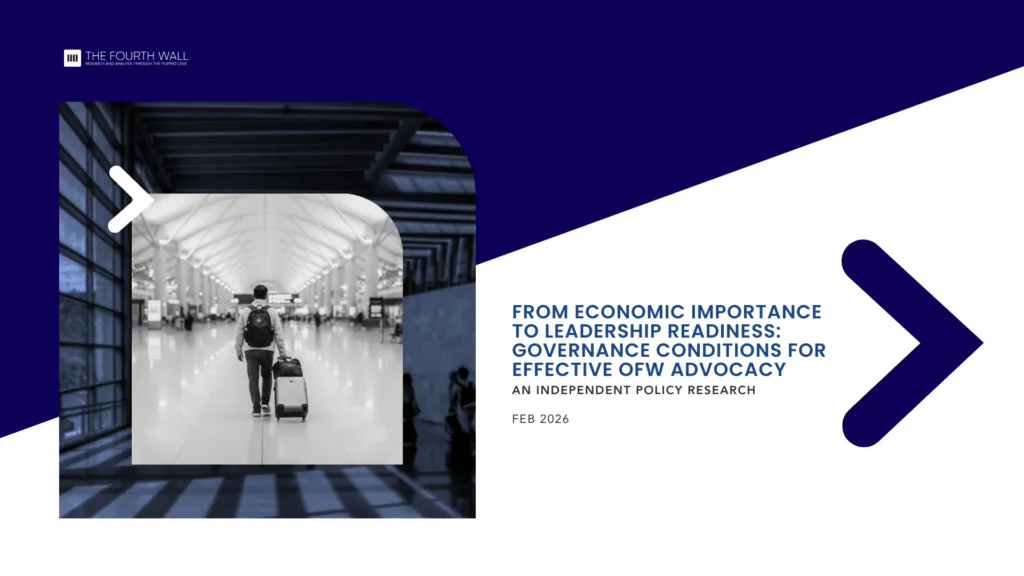 Beyond remittance, study reveals leadership credibility — not just policy — is key to OFW trust