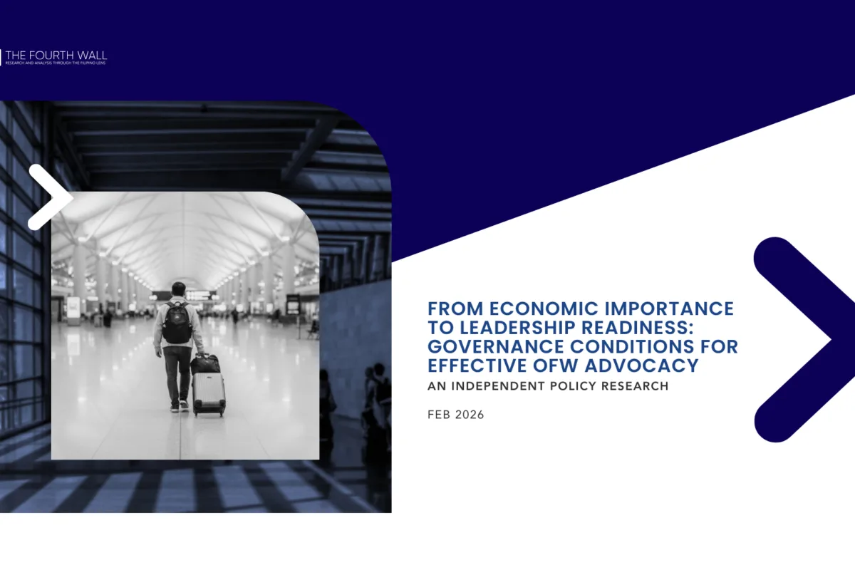 Beyond remittance, study reveals leadership credibility — not just policy — is key to OFW trust