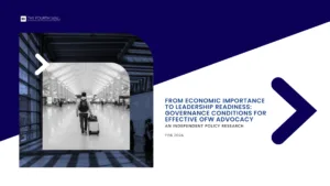 Beyond remittance, study reveals leadership credibility — not just policy — is key to OFW trust