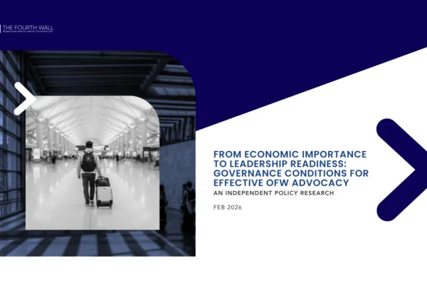 Beyond remittance, study reveals leadership credibility — not just policy — is key to OFW trust