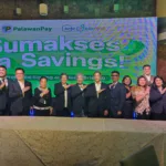 Executives of Palawan Group and RCBC do the "ready-to-serve" sign at the launch of PalaSave