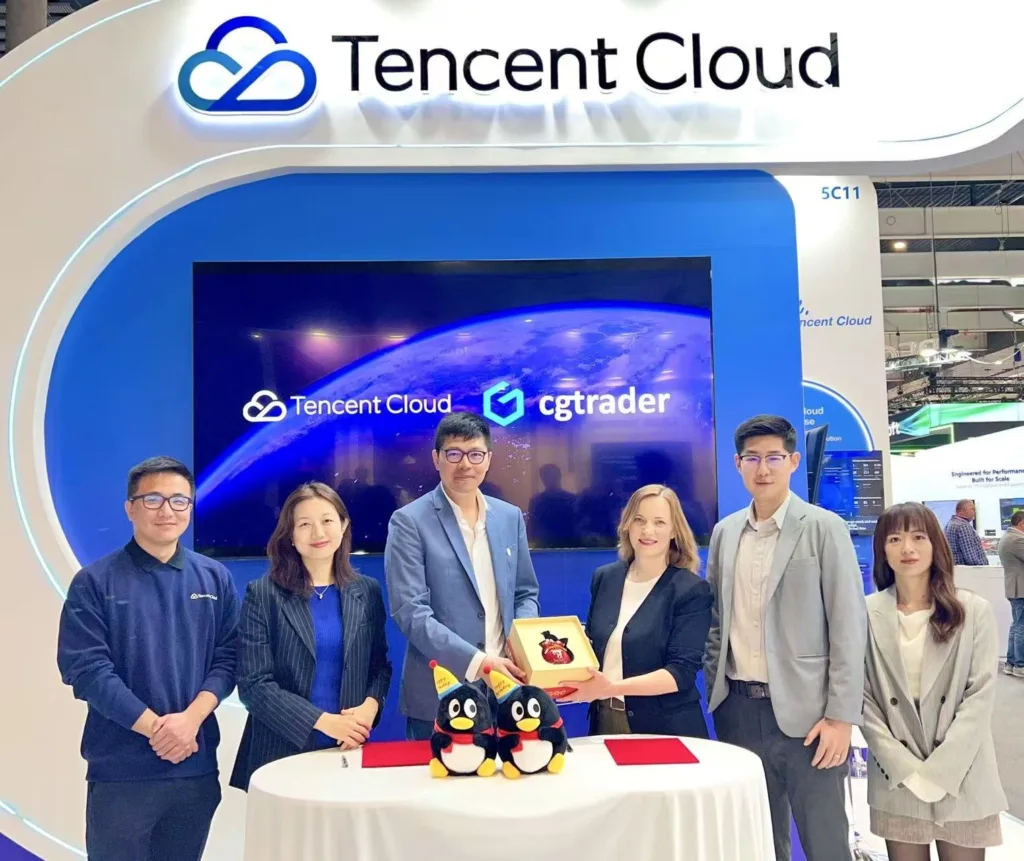 Tencent Cloud partners with CGTrader to drive next‑generation AI-powered 3D content creation
