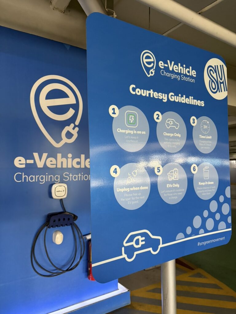 Holy Week travel spurs SM EV charging expansion, blending mobility with digital-enabled convenience 3 3 EVCS SM City North EDSA 1