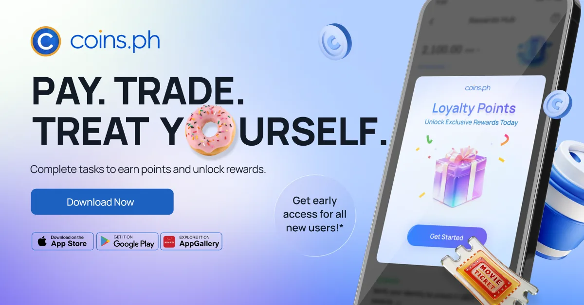 Coins.ph launches rewards program, turns daily payments and crypto trades into redeemable perks