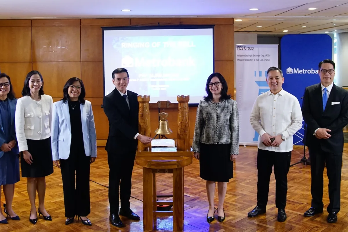 Metrobank lists PHP35 billion ASEAN Sustainability Bonds on PDEx