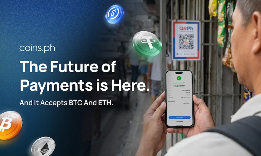Coins.ph expands QRPh crypto payments to Bitcoin and Ethereum