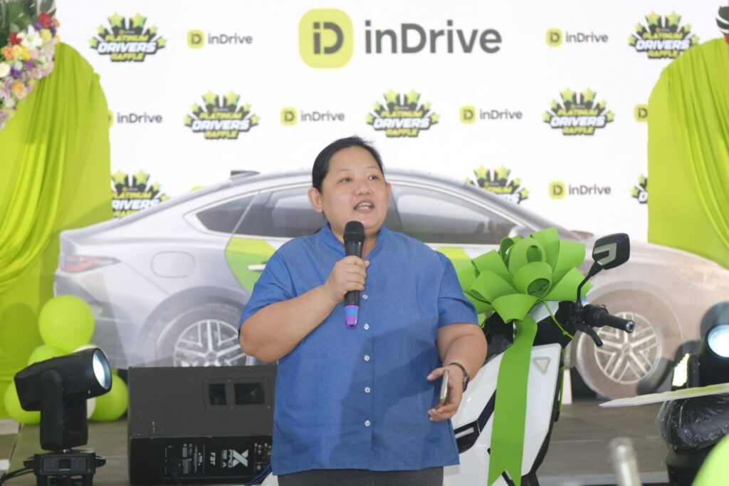 inDrive boosts driver earnings, awards over P2M in incentives under Platinum Driver Campaign 3 2. Vanessa Taqueban inDrive PH Driver Operations Head