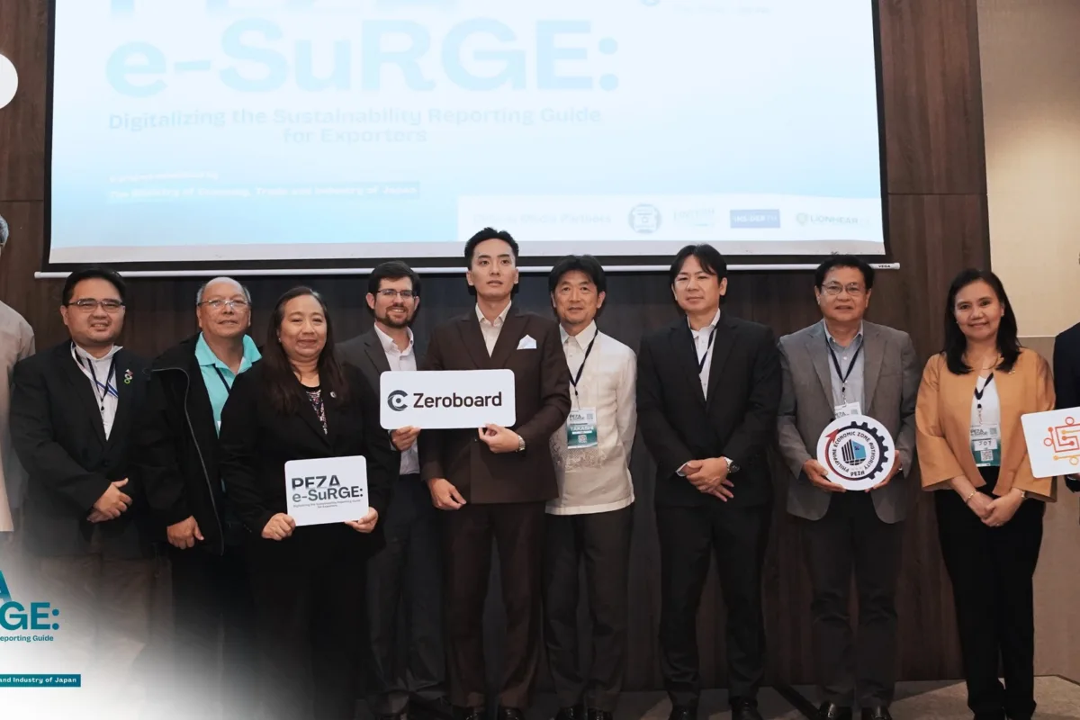 PEZA, Zeroboard, TechShake launch e-SuRGE for exporters