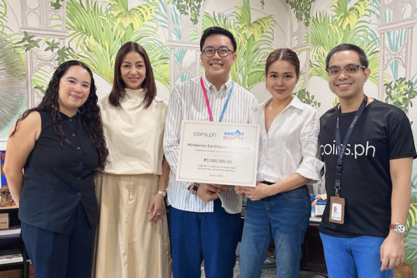 Coins.ph donates ₱3 million for Mindanao earthquake relief through Angat Pinas