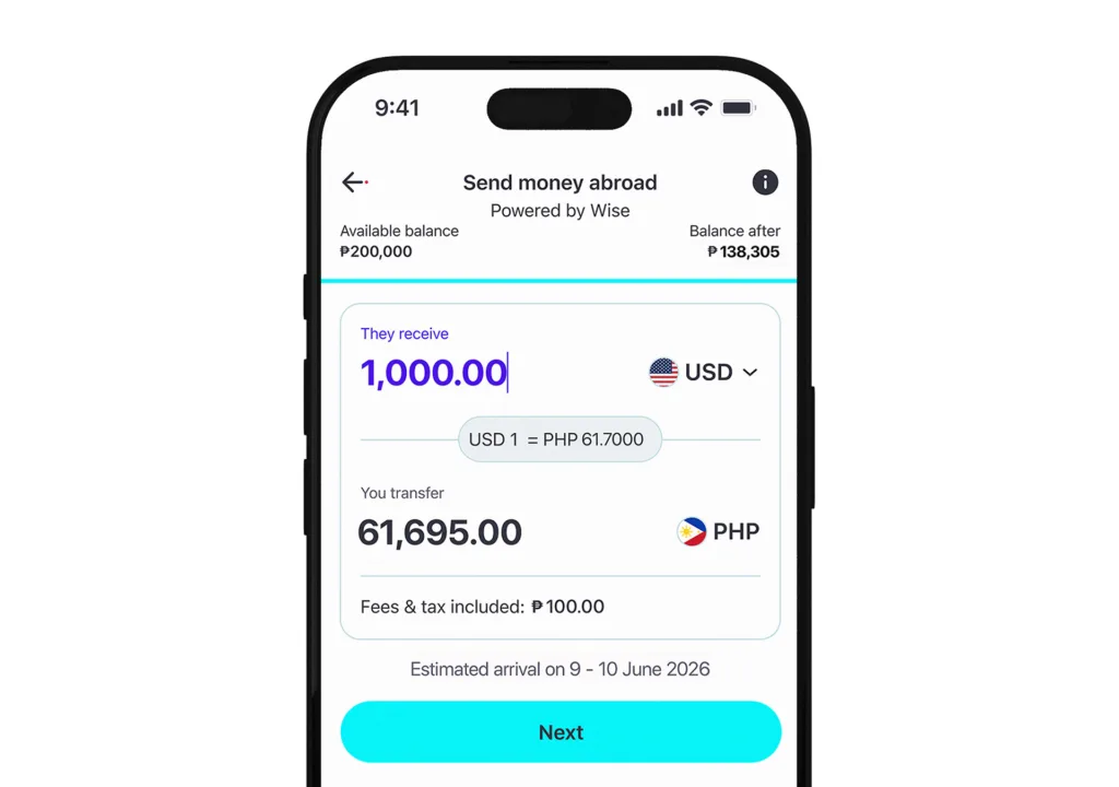 Send Money Abroad screenshot