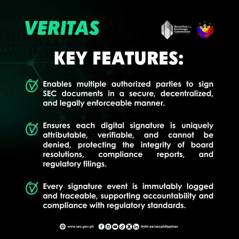 SEC VERITAS brings blockchain security to corporate filings 4 499214285 1111221477715998 2257756400652654453 n