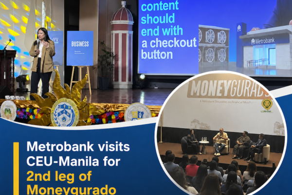 Metrobank urges CEU Manila students to 'train their feed' for smarter financial decisions