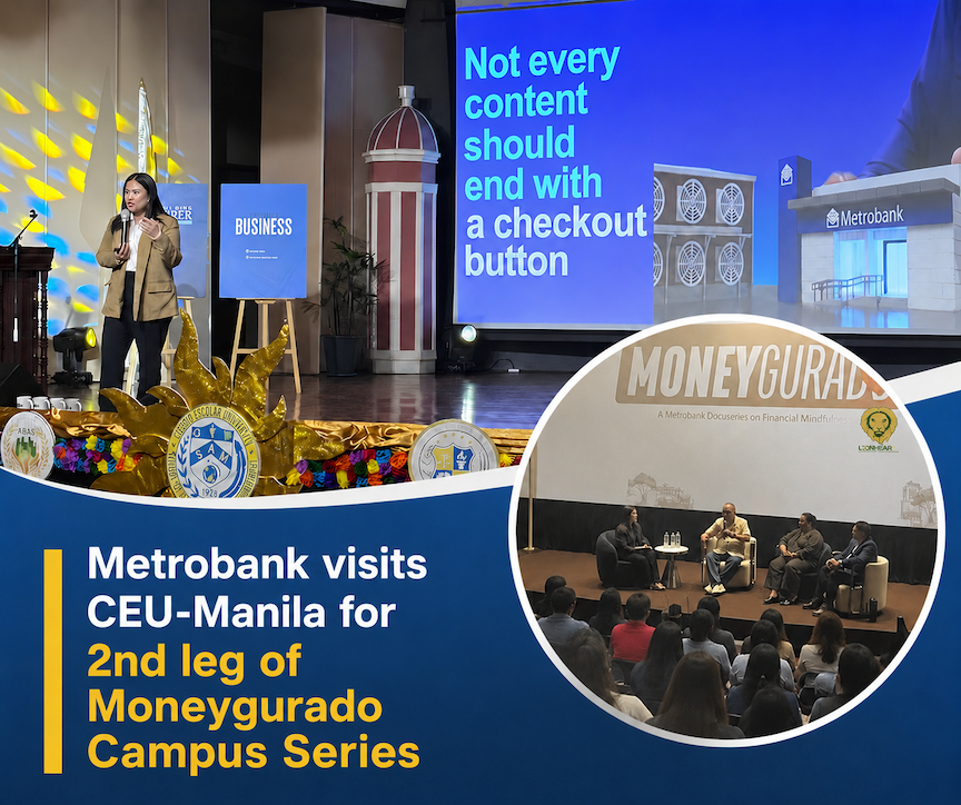 Metrobank urges CEU Manila students to 'train their feed' for smarter financial decisions