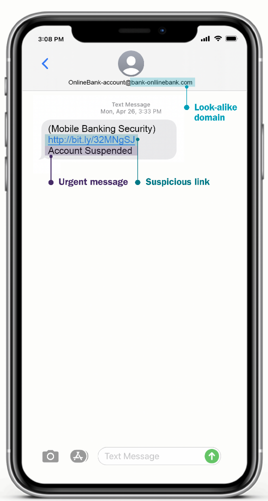 Why every Filipino should care about payment tokenization 3 Suspicious message showing the fraud payment tokenization cannot stop