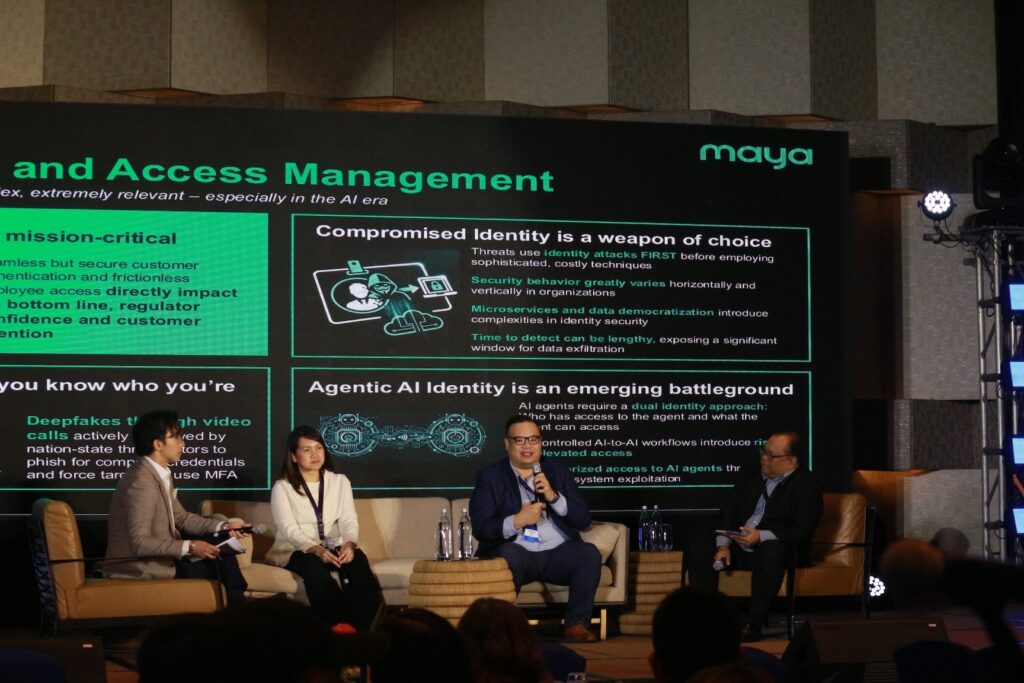 Maya: Security controls are the new customer experience in digital finance 3 Maya Director of Information Security Jan Martin Encina second from right speaking at the BusinessWorld Cybersecurity Summit