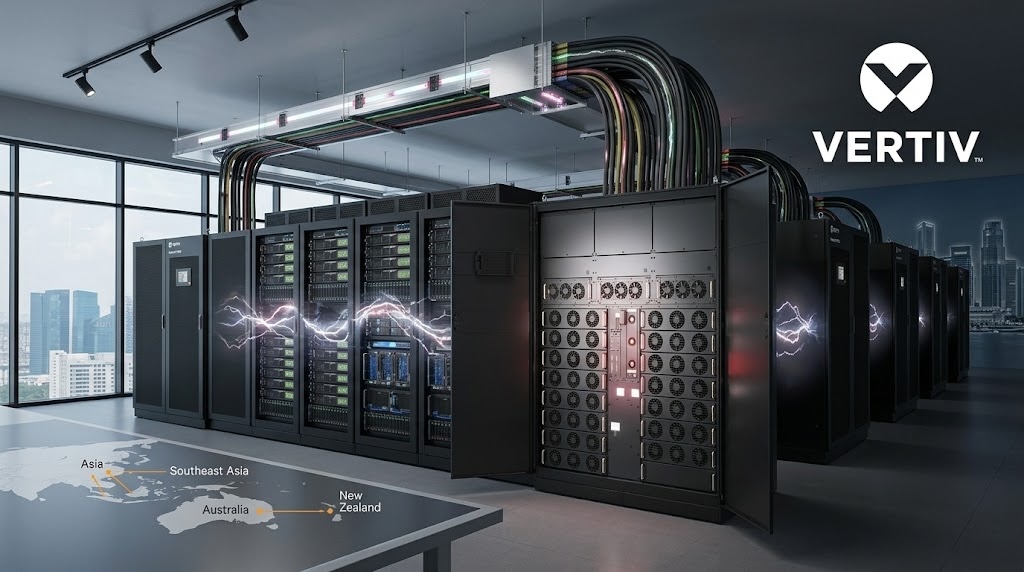 Vertiv expands high-density UPS lineup for AI data center workloads in Asia-Pacific