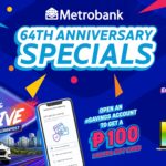 Metrobank marks 64 years with month-long consumer rewards and milestone financing offers