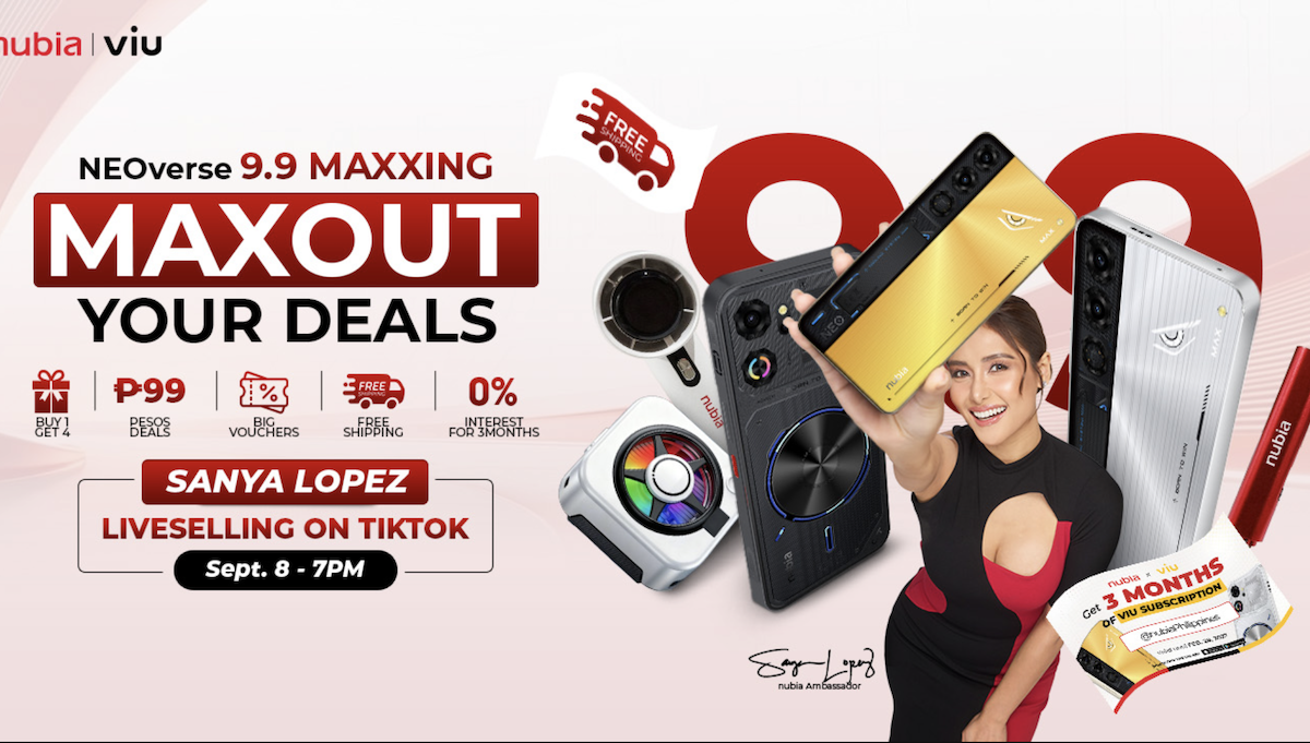 Sanya Lopez makes live-commerce debut with nubia for 9.9 campaign